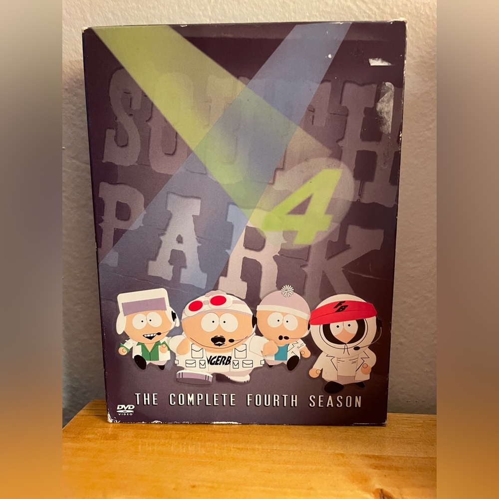 🐄 South Park Season 4 Y2K Trey Parker Matt Stone Comedy Central Three DVDs 🐄